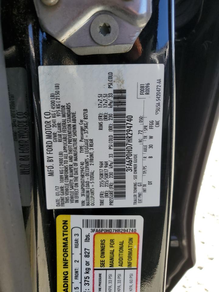 Ford Fusion Se Image 6