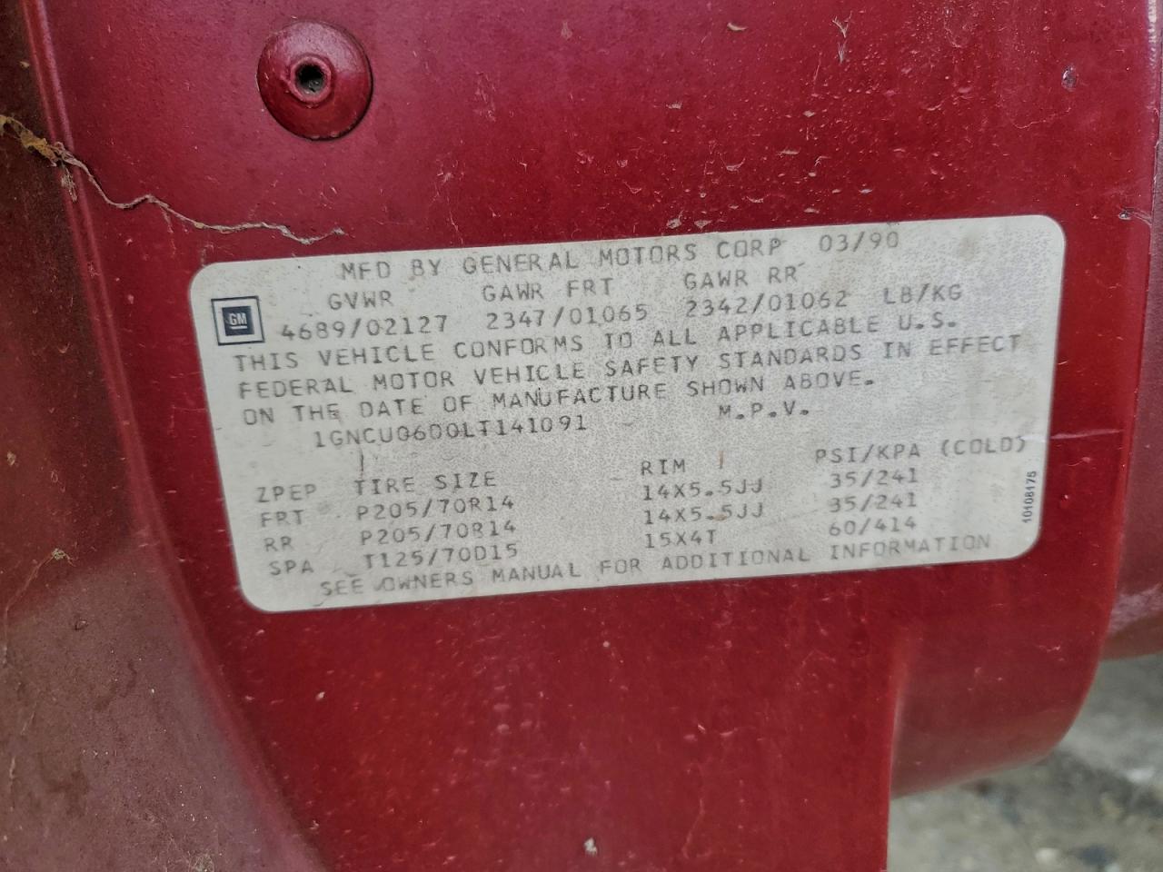 Chevrolet Lumina Apv Image 7