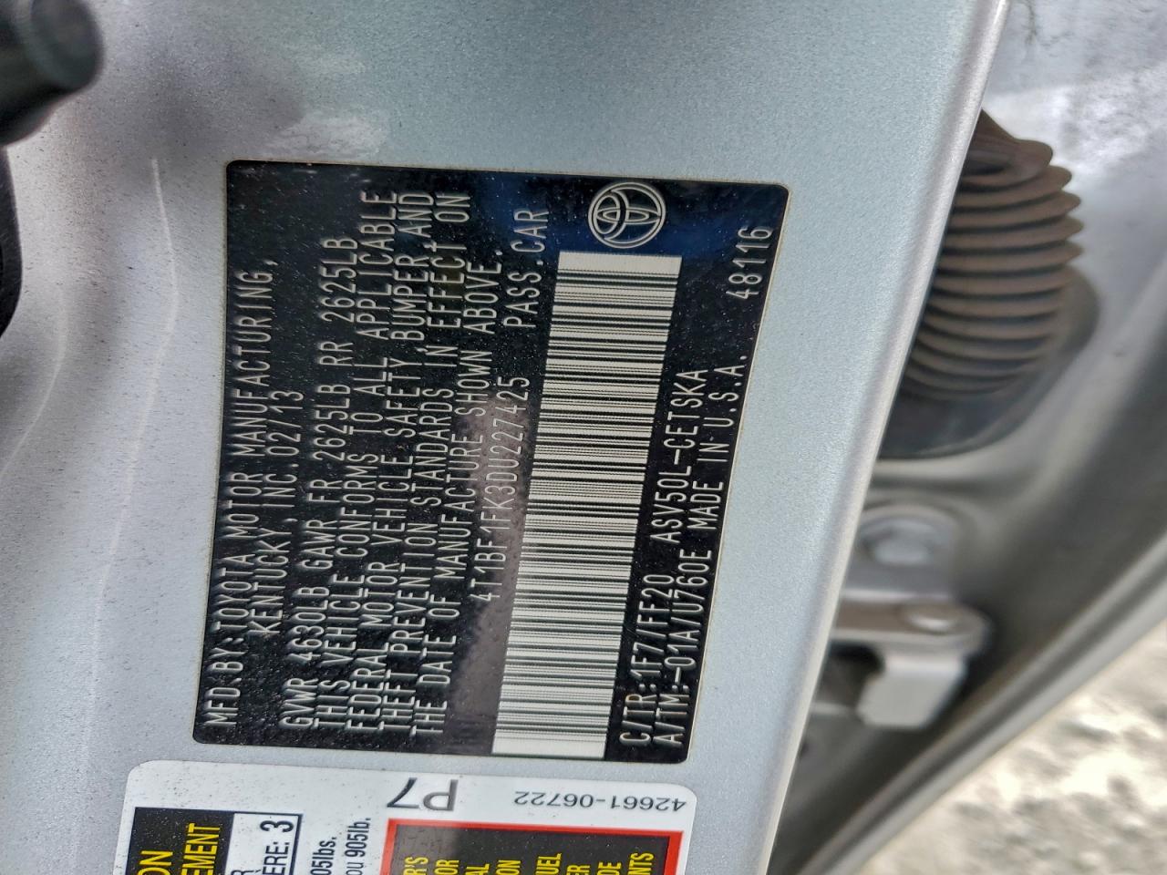 Toyota Camry L Image 3