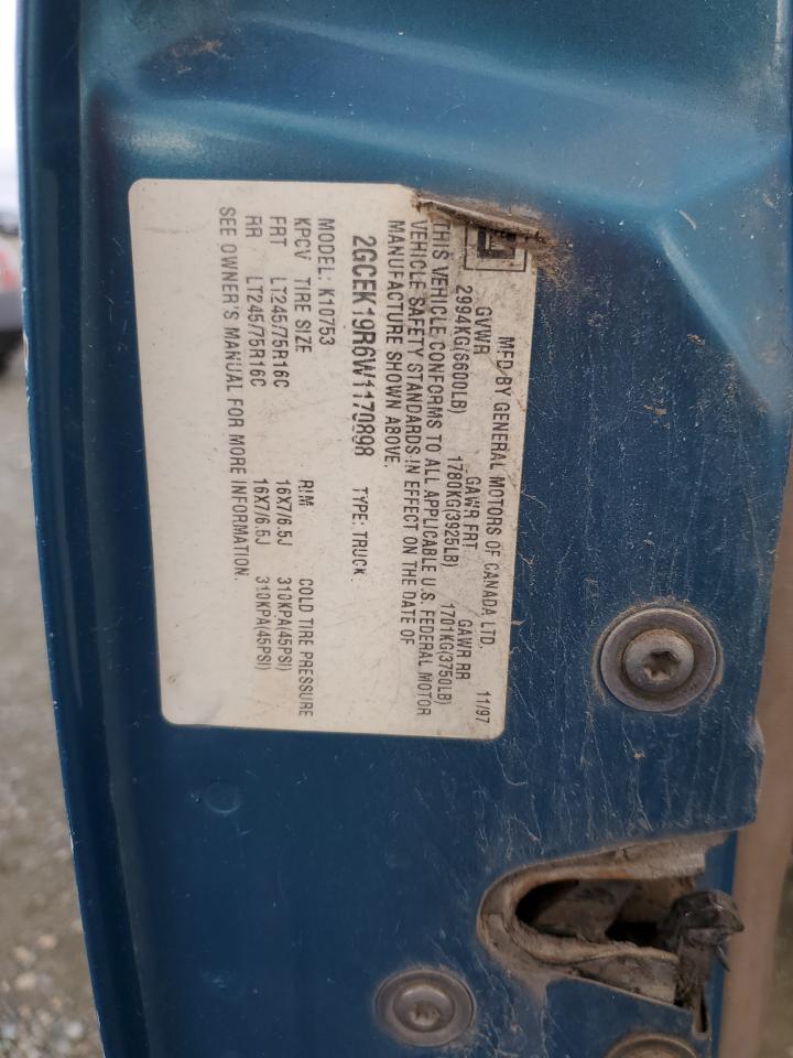 Chevrolet Gmt K1500 Image 12