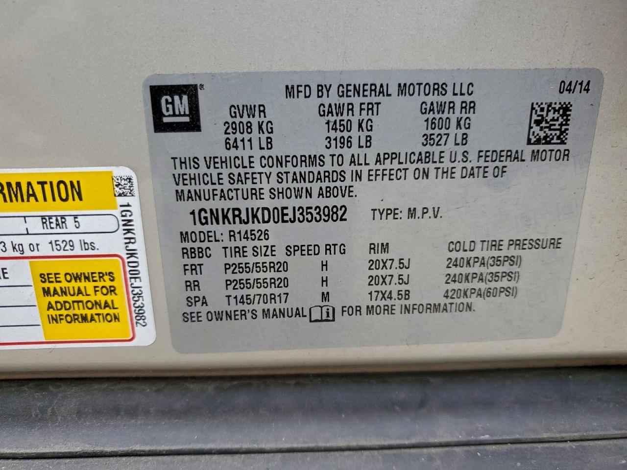 Chevrolet Traverse Ltz Image 14