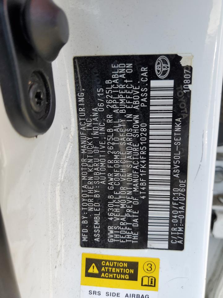 Toyota Camry Le Image 12