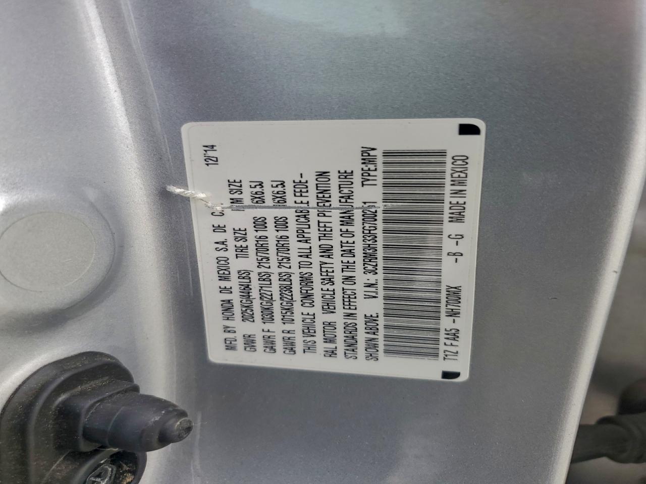 Honda Crv Lx Image 14