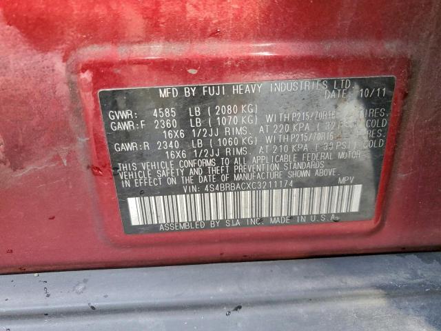 Subaru Outback 2.5i Image 8