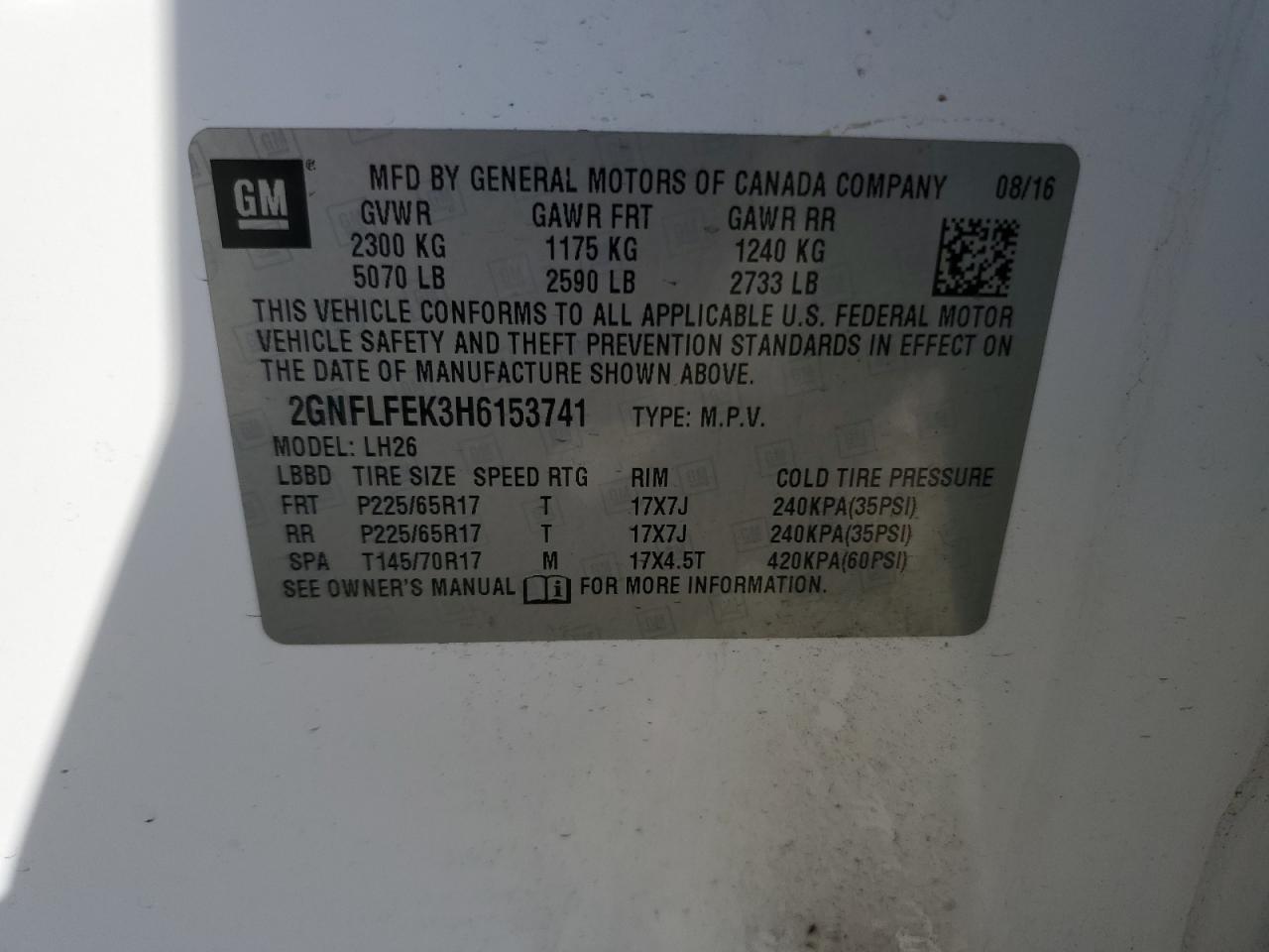 Chevrolet Equinox Lt Image 2