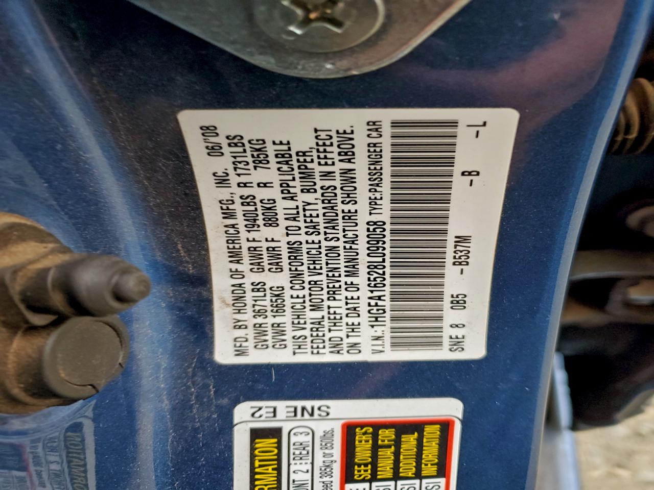 Honda Civic Lx Image 9