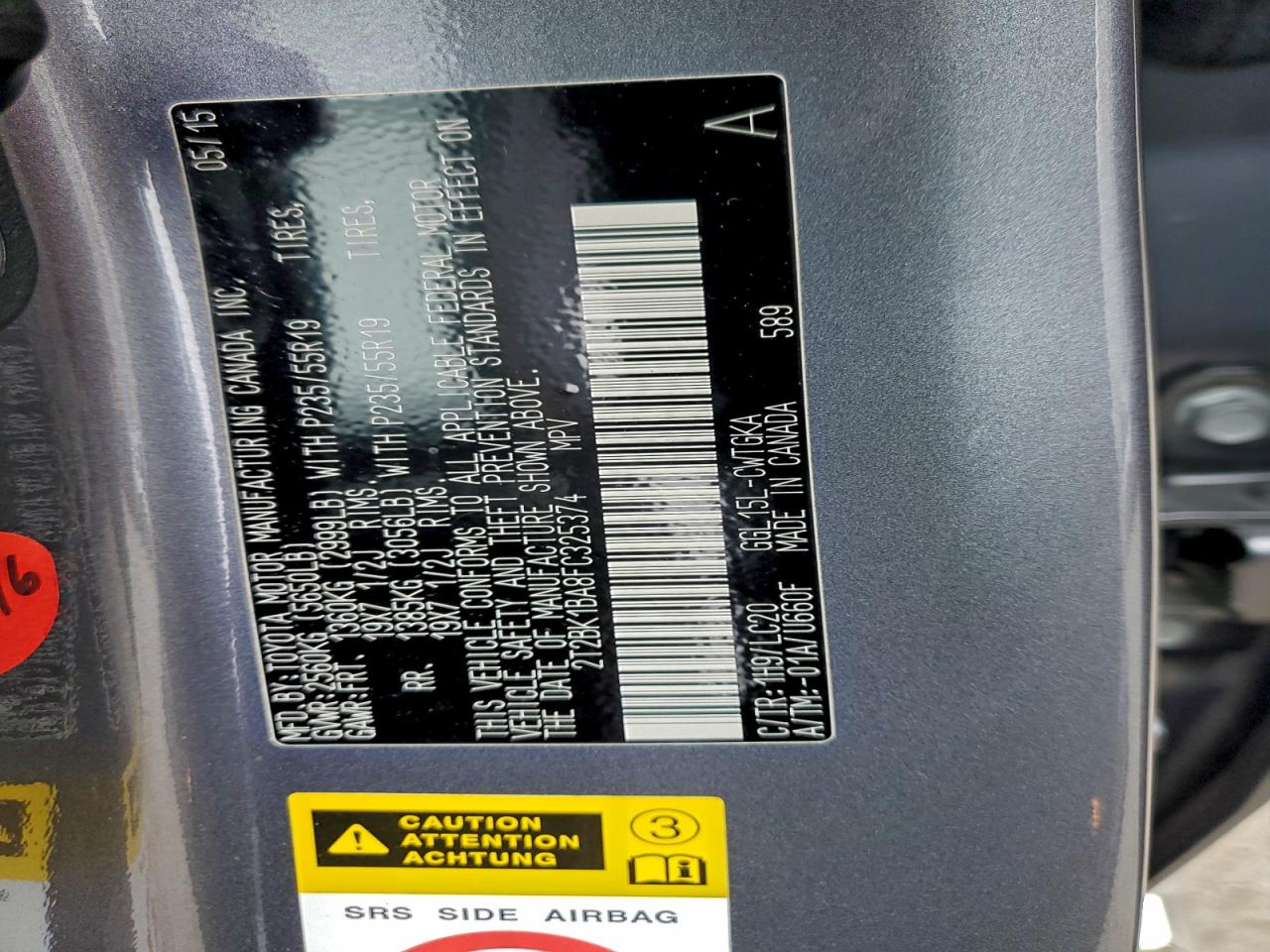 Lexus RX 350 Base Image 12