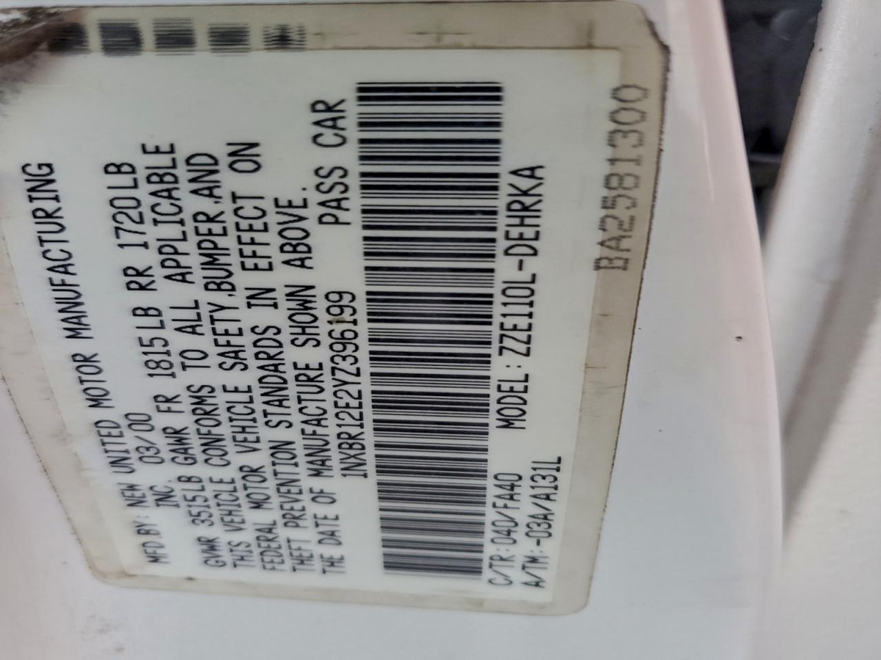 Toyota Corolla Ve Image 8