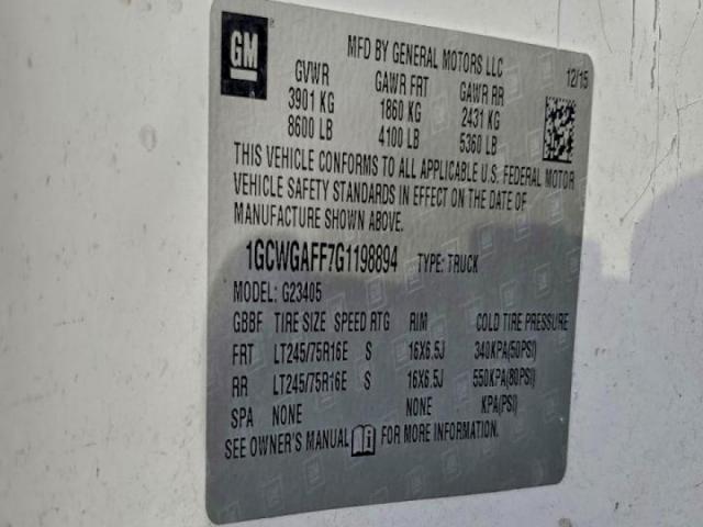 Chevrolet Express Image 8