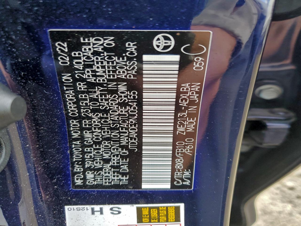 Toyota Corolla Le Image 4