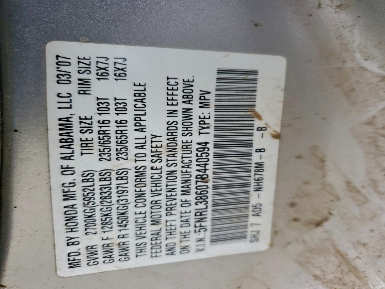 Honda Odyssey Exl Image 11