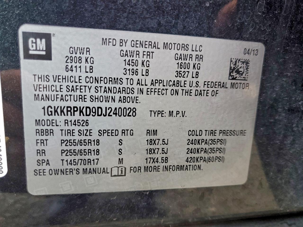 GMC Acadia Sle Image 13