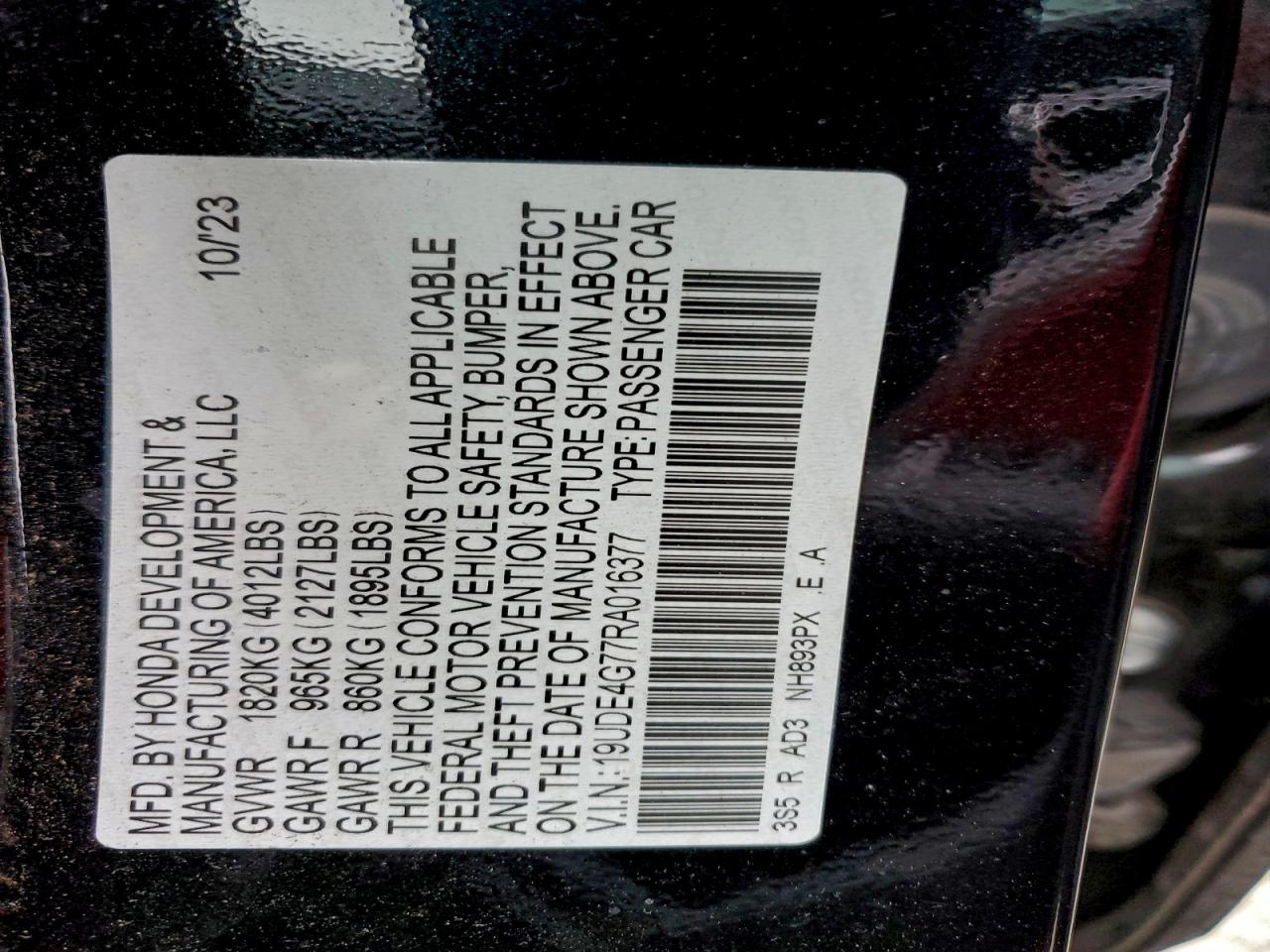 Acura Integra A- A-spec Tech Image 12