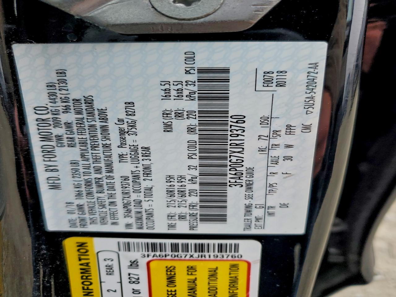 Ford Fusion S Image 6