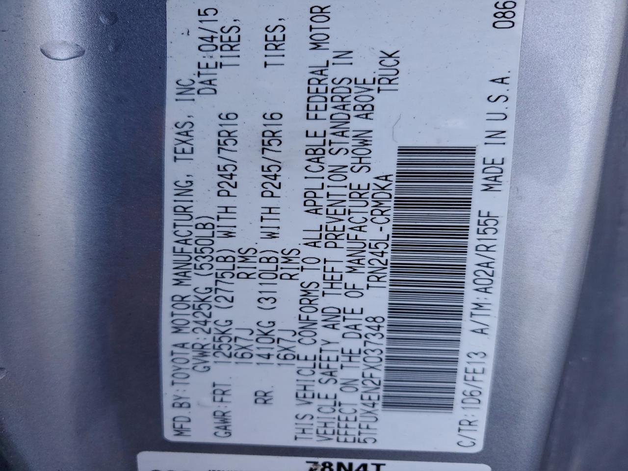 Toyota Tacoma Access Cab Image 8