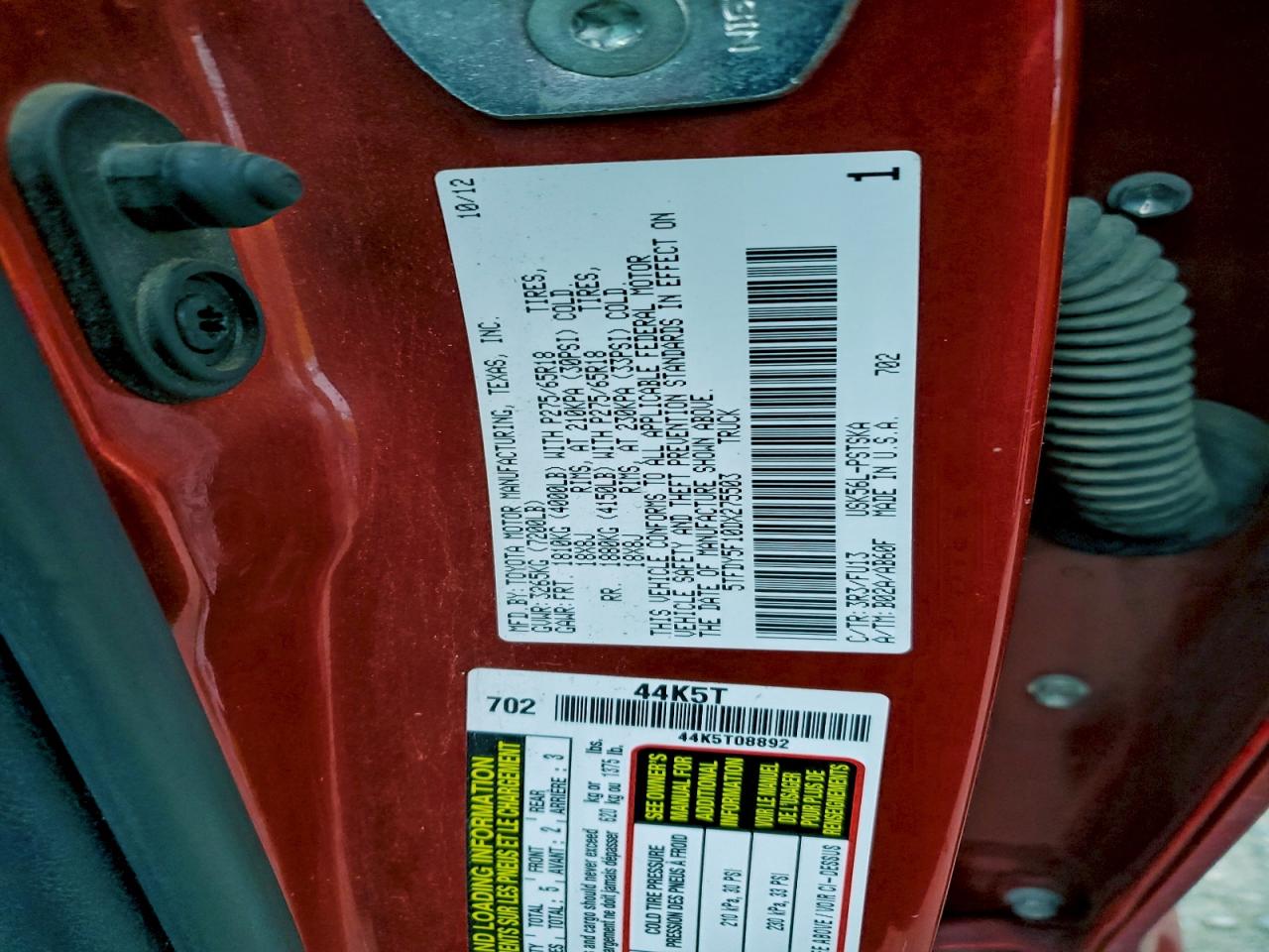 Toyota Tundra Crewmax Sr5 Image 6