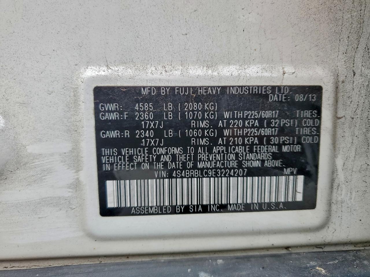 Subaru Outback 2.5i Limited Image 5