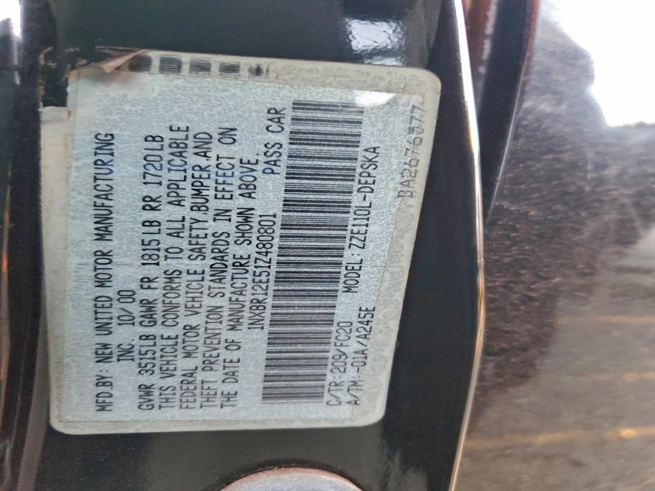 Toyota Corolla Ce Image 5