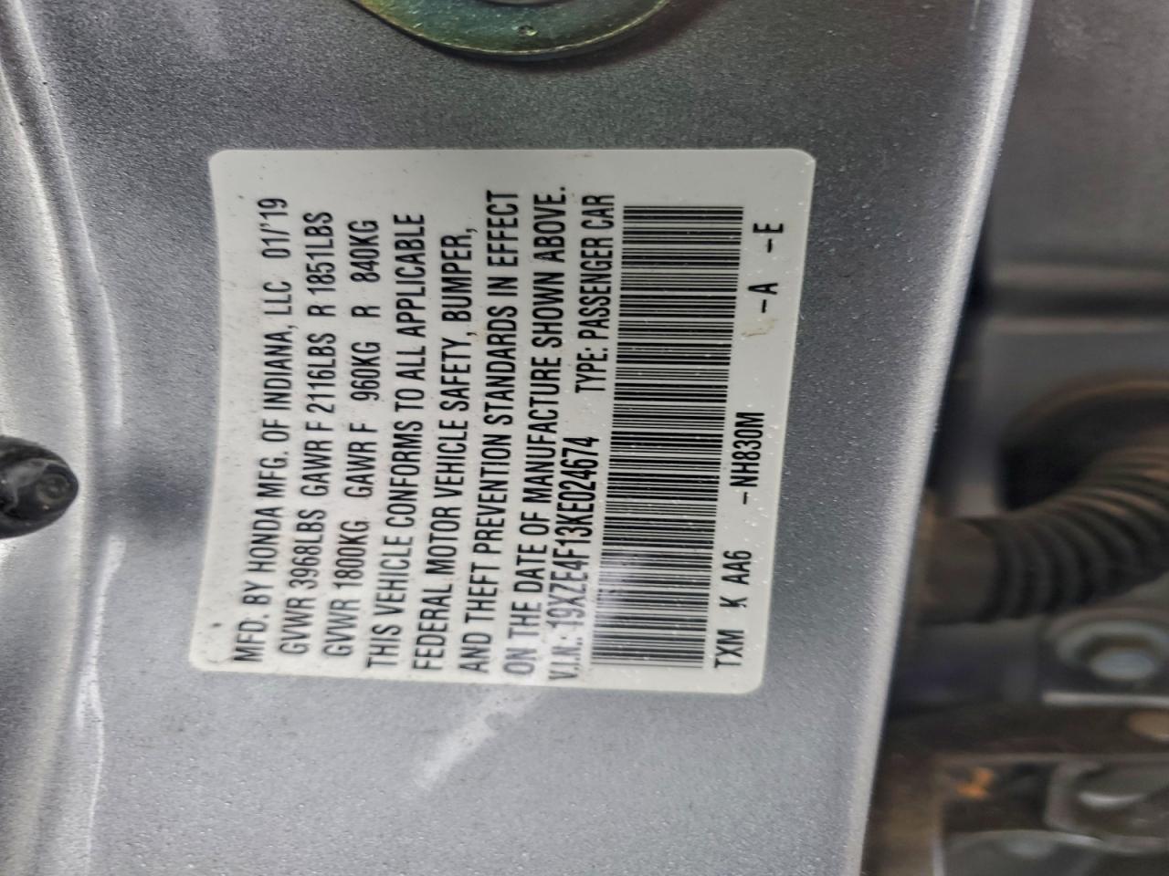 Honda Insight Lx Image 8