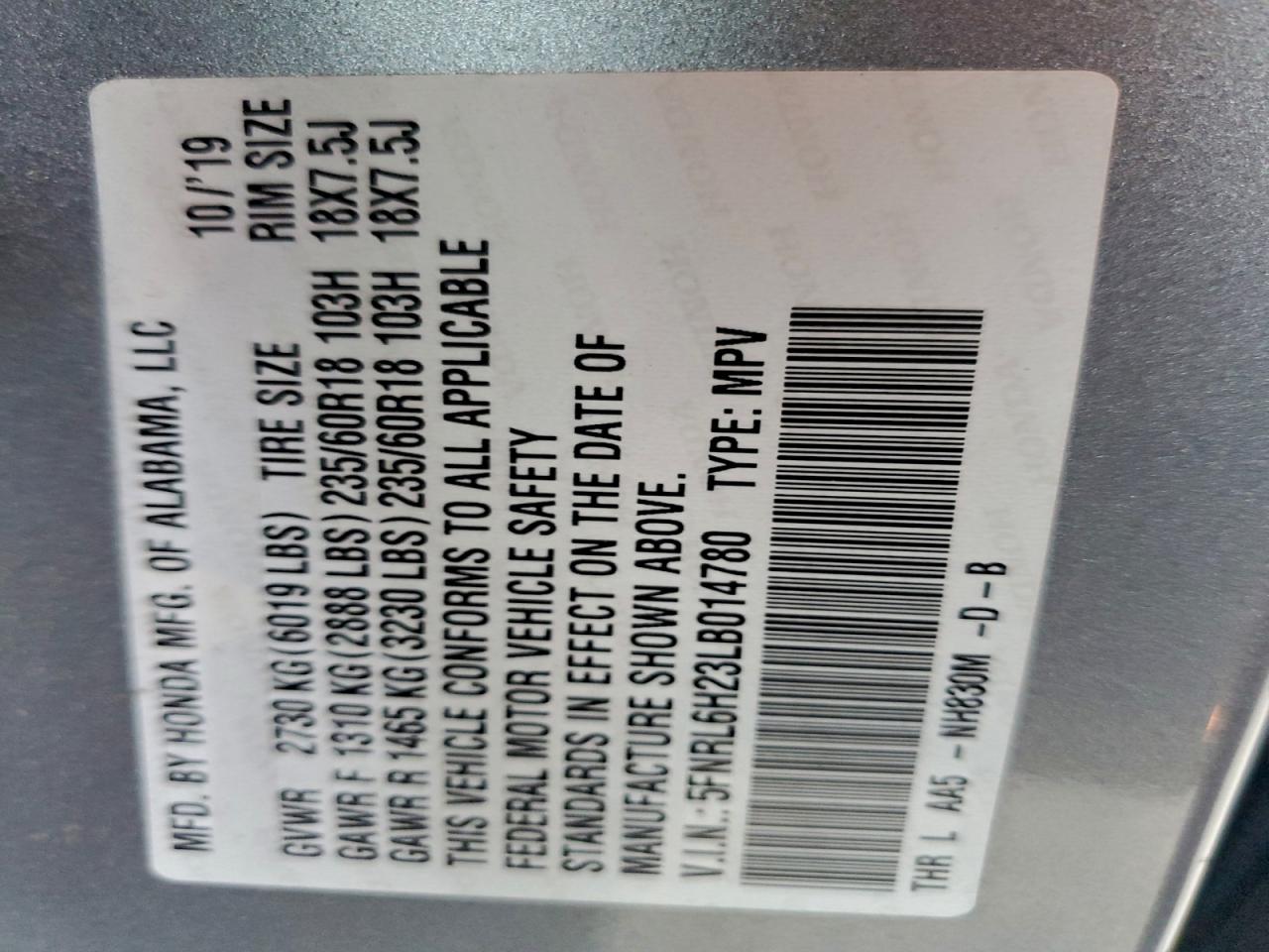 Honda Odyssey Lx Image 11